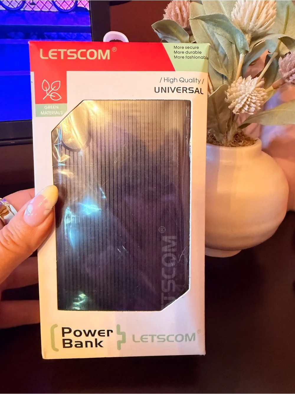 LETSCOM Universal Power Bank – Black